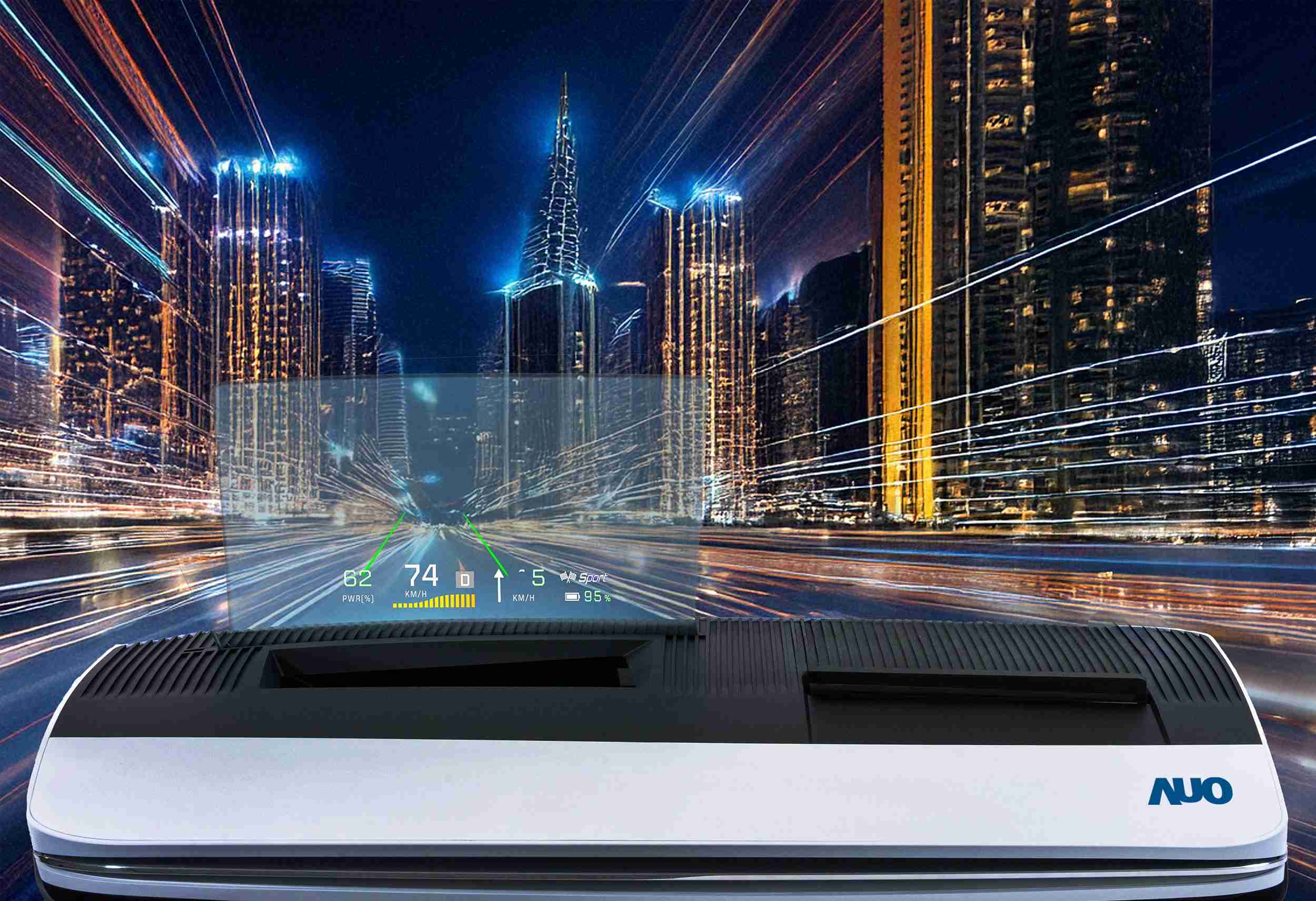 尊时凯龙推出13吋Micro LED抬头显示器，，，，提供高入眼亮度、、高色彩饱和度的显示质量，，，，在阳光下或黑暗中都清晰可见，，，，并利用Micro LED模块体积小的优势，，，解决车用空间有限的痛点