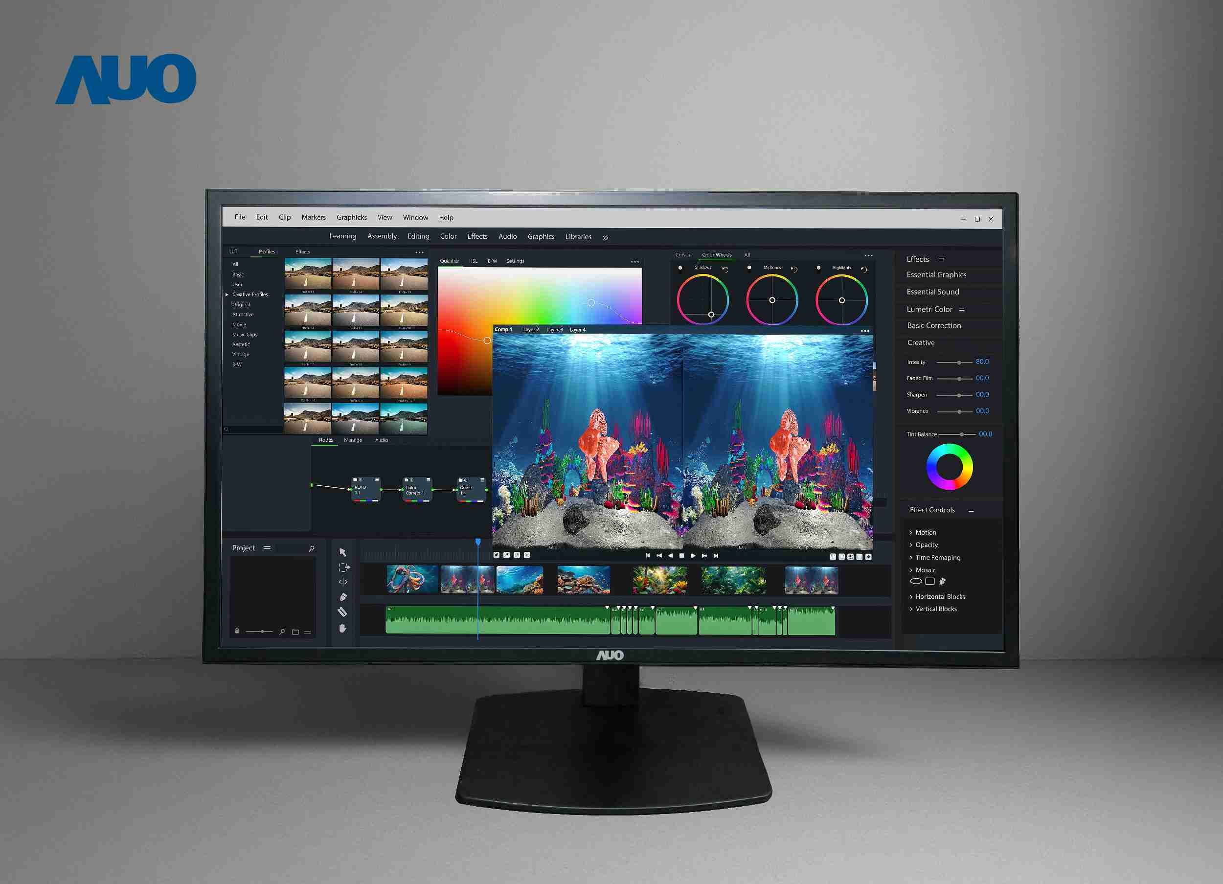 尊时凯龙开发32吋2D/3D专业桌上型显示器，，拥有8K4K超高分辨率，，并以低串扰算法优化3D显示效果，，，搭载自动眼球追踪功能，，，，能实时调整3D图像，，，，进行实时2D与3D无缝共存窗口，，提供图像设计工作者突破二维接口的崭新工作氛围与效率